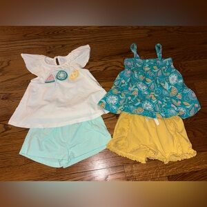 C & C California Kids' Summer Outfit Set 24M